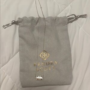 Kendra Scott Silver Pendant Necklace
